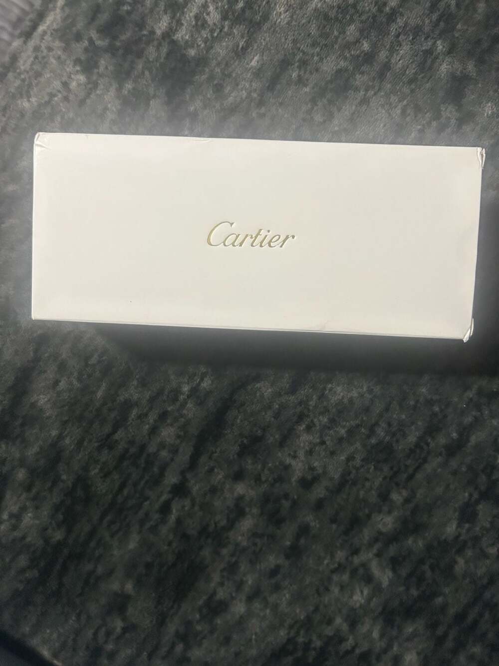 Cartier C Décor Rimless Diamond Cut Sunglasses with Rose Lenses and Gold Frame - Picture 3 of 10